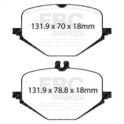 EBC Brakes - EBC Brakes DP42443R Yellowstuff Street And Track Brake Pads - Image 1
