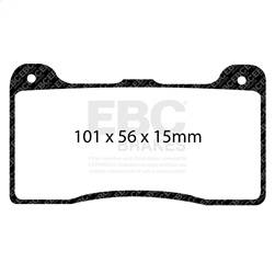 EBC Brakes - EBC Brakes DP4039R Yellowstuff Street And Track Brake Pads - Image 1