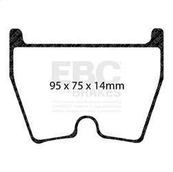 EBC Brakes - EBC Brakes DP41513R Yellowstuff Street And Track Brake Pads - Image 1