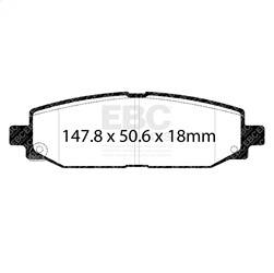 EBC Brakes - EBC Brakes DP63102 6000 Series Greenstuff Truck/SUV Brakes Disc Pads - Image 1