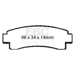EBC Brakes - EBC Brakes UD511 Ultimax OEM Replacement Brake Pads - Image 1