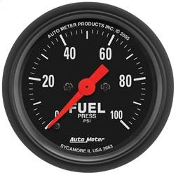 AutoMeter - AutoMeter 2663 Z-Series Electric Fuel Pressure Gauge - Image 1