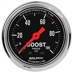 AutoMeter - AutoMeter 2406 Traditional Chrome Mechanical Boost/Vacuum Gauge - Image 1