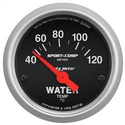 AutoMeter - AutoMeter 3337-M Sport-Comp Electric Water Temperature Gauge - Image 1