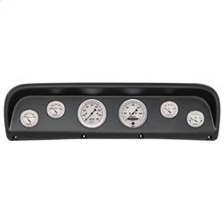 AutoMeter - AutoMeter 2145-08 Old Tyme White 6 Gauge Set TACH/MPH/FUEL/OILP/WTMP/VOLT - Image 1