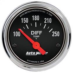 AutoMeter - AutoMeter 2534 Traditional Chrome Differential Temperature - Image 1