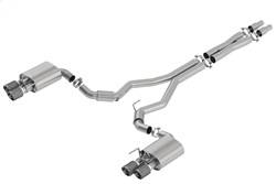 Borla - Borla 140742CF S-Type Cat-Back Exhaust System - Image 1
