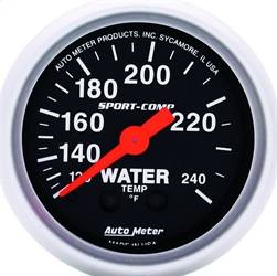 AutoMeter - AutoMeter 3332 Sport-Comp Mechanical Water Temperature Gauge - Image 1