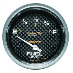 AutoMeter - AutoMeter 4814 Carbon Fiber Electric Fuel Level Gauge - Image 1
