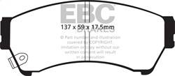 EBC Brakes - EBC Brakes DP21765 Greenstuff 2000 Series Sport Brake Pads - Image 1