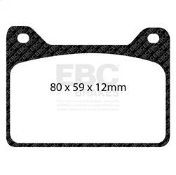 EBC Brakes - EBC Brakes DP4057R Yellowstuff Street And Track Brake Pads - Image 1