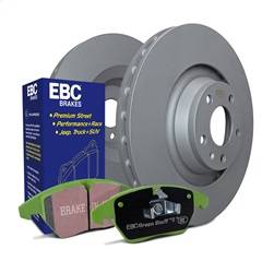 EBC Brakes - EBC Brakes S14KF1423 Greenstuff 6000 Pad and Plain Disc Rotor Kit - Image 1