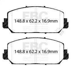 EBC Brakes - EBC Brakes S11KF1721 S11 Kits Greenstuff 2000 and RK Rotors - Image 1