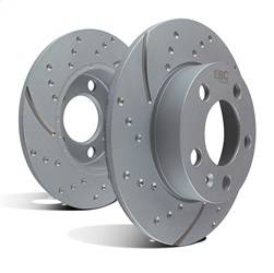 EBC Brakes - EBC Brakes GD2002 3GD Series Sport Slotted Rotor Set - Image 1