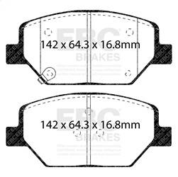 EBC Brakes - EBC Brakes S10KF1718 S10 Kits Greenstuff 2000 and GD Rotors - Image 1