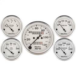 AutoMeter - AutoMeter 1601 Old Tyme White Street Rod Kit - Image 1