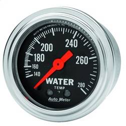 AutoMeter - AutoMeter 2431 Traditional Chrome Mechanical Water Temperature Gauge - Image 1