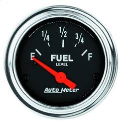 AutoMeter - AutoMeter 2514 Traditional Chrome Electric Fuel Level Gauge - Image 1