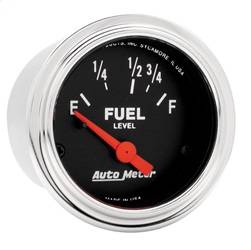 AutoMeter - AutoMeter 2515 Traditional Chrome Electric Fuel Level Gauge - Image 1