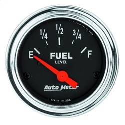AutoMeter - AutoMeter 2517 Traditional Chrome Electric Fuel Level Gauge - Image 1