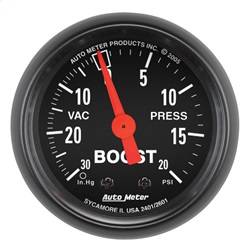AutoMeter - AutoMeter 2601 Z-Series Mechanical Boost/Vacuum Gauge - Image 1