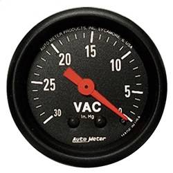 AutoMeter - AutoMeter 2610 Z-Series Mechanical Vacuum Gauge - Image 1