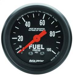 AutoMeter - AutoMeter 2612 Z-Series Mechanical Fuel Pressure Gauge - Image 1