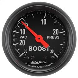 AutoMeter - AutoMeter 2614 Z-Series Mechanical Boost/Vacuum Gauge - Image 1
