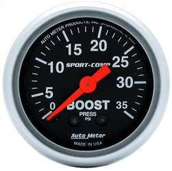 AutoMeter - AutoMeter 3304 Sport-Comp Mechanical Boost Gauge - Image 1