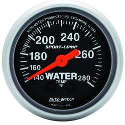 AutoMeter - AutoMeter 3331 Sport-Comp Mechanical Water Temperature Gauge - Image 1