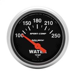 AutoMeter - AutoMeter 3337 Sport-Comp Electric Water Temperature Gauge - Image 1
