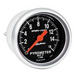 AutoMeter - AutoMeter 3344 Sport-Comp Electric Pyrometer Gauge Kit - Image 1