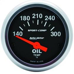AutoMeter - AutoMeter 3348 Sport-Comp Electric Oil Temperature Gauge - Image 1