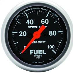 AutoMeter - AutoMeter 3363 Sport-Comp Electric Fuel Pressure Gauge - Image 1