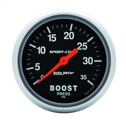 AutoMeter - AutoMeter 3404 Sport-Comp Mechanical Boost Gauge - Image 1