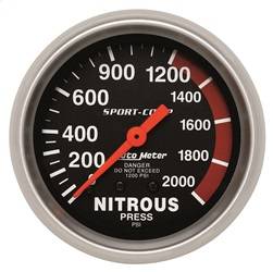 AutoMeter - AutoMeter 3428 Sport-Comp Mechanical Nitrous Pressure Gauge - Image 1