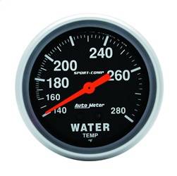 AutoMeter - AutoMeter 3431 Sport-Comp Mechanical Water Temperature Gauge - Image 1