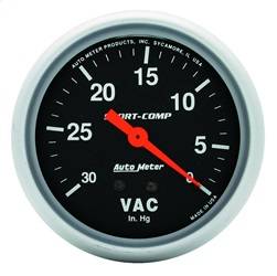 AutoMeter - AutoMeter 3484 Sport-Comp Mechanical Vacuum Gauge - Image 1