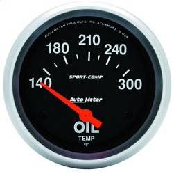 AutoMeter - AutoMeter 3543 Sport-Comp Electric Oil Temperature Gauge - Image 1