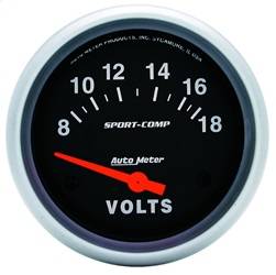 AutoMeter - AutoMeter 3592 Sport-Comp Electric Voltmeter Gauge - Image 1