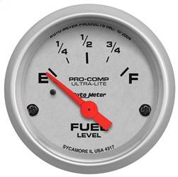 AutoMeter - AutoMeter 4317 Ultra-Lite Electric Fuel Level Gauge - Image 1