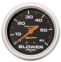 AutoMeter - AutoMeter 5403 Pro-Comp Liquid-Filled Mechanical Blower Pressure Gauge - Image 1