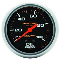 AutoMeter - AutoMeter 5421 Pro-Comp Liquid-Filled Mechanical Oil Pressure Gauge - Image 1