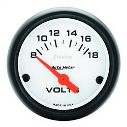 AutoMeter - AutoMeter 5791 Phantom Electric Voltmeter Gauge - Image 1