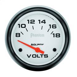AutoMeter - AutoMeter 5891 Phantom Electric Voltmeter Gauge - Image 1
