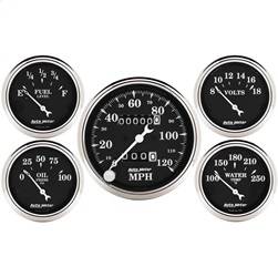 AutoMeter - AutoMeter 1708 Old Tyme Black Street Rod Kit - Image 1