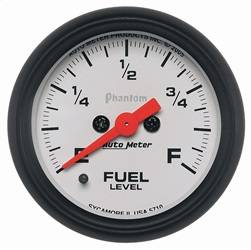 AutoMeter - AutoMeter 5710 Phantom Electric Programmable Fuel Level Gauge - Image 1