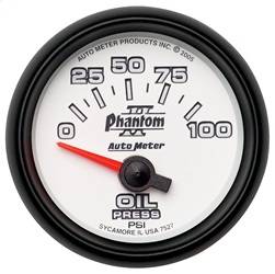 AutoMeter - AutoMeter 7527 Phantom II Electric Oil Pressure Gauge - Image 1