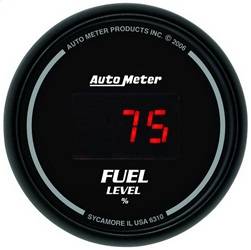 AutoMeter - AutoMeter 6310 Sport-Comp Digital Programmable Fuel Level Gauge - Image 1