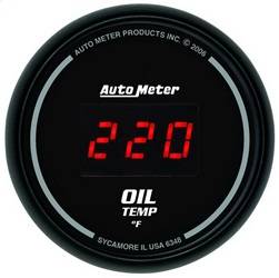 AutoMeter - AutoMeter 6348 Sport-Comp Digital Oil Temperature Gauge - Image 1
